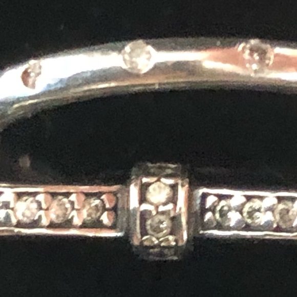 Pandora rings, Size 5, Bow Ring set, Sterling Silver,CZ, Jewelry Box, Lovely - Picture 11 of 12